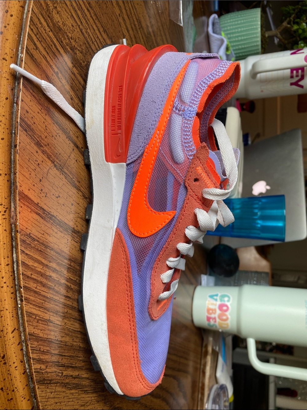 Nike Retro Runner Sneaker in Orange, Purple & Red